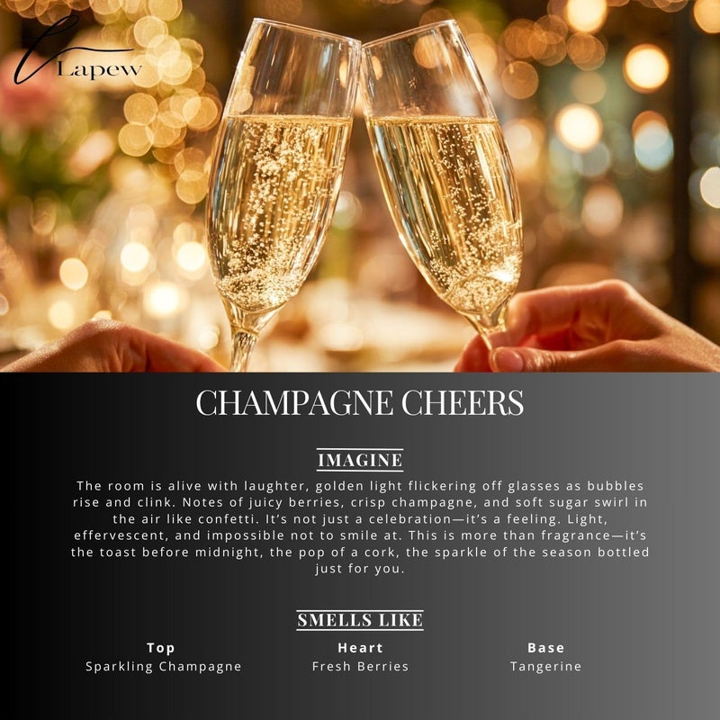 Lapew Champagne Cheers Scented Mop Soap Concentrate 36 oz | Premium Fragranced Floor Cleaner | Streak-Free | Hard Floor Cleaning Solution | Eco Friendly | Made in USA (Champagne Toast) - Image 1